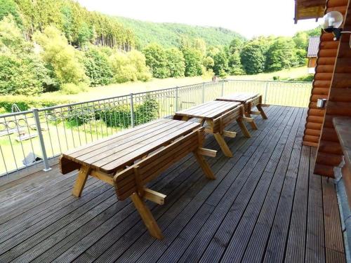 Ferienhaus in Wiesen mit Privatem Pool