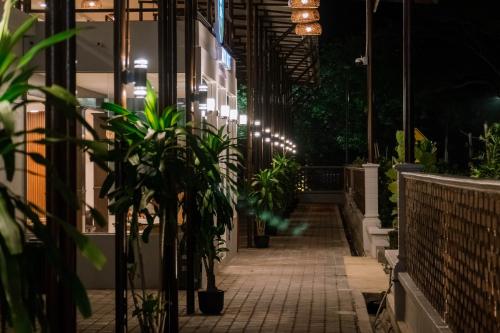 Garden, Mulyo Hotel near Teluk Kemang Beach