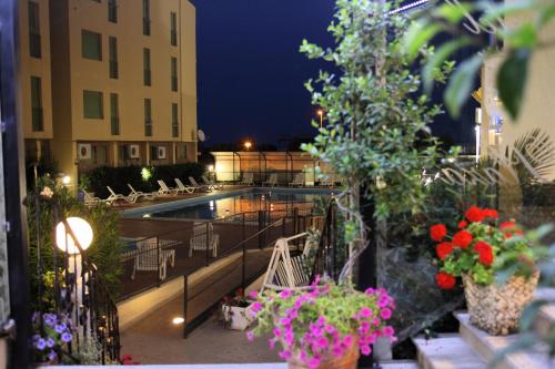 Úszómedence, Hotel Plaza in Lido Degli Estensi
