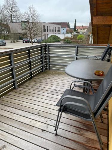 Erkély/terasz, Zimmer in Lautrach in Lautrach