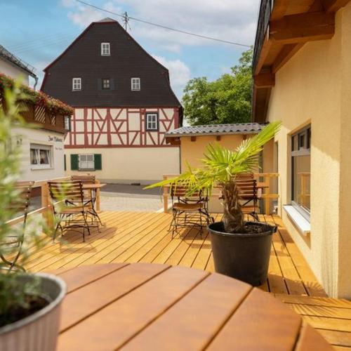 Balkons/terase, Hotel Zum Mühlental (Hotel Zum Muhlental) in Buch (Rhein-Hunsruck-Kreis)
