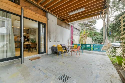 Loft Urban Garden: 4 people - wifi fiber - terrace - Location saisonnière - Grenoble