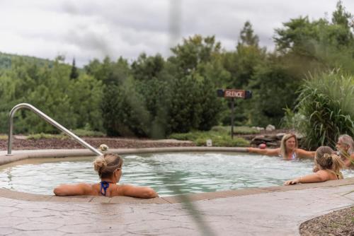 Sauna, Natur'Eau Chalets & Spa in Saint-Damien (QC)