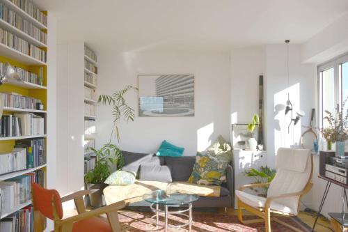 Quiet nest with triple exposure and great terrace - Location saisonnière - Paris