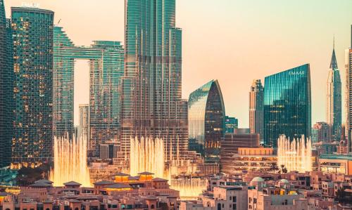 Elite Royal Apartment - Panoramic Full Burj Khalifa, Fountain & Skyline view - Baron, Dubai