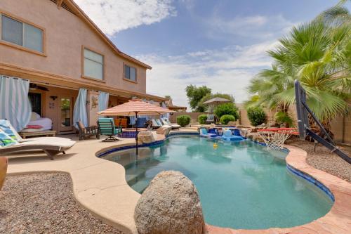 . Maricopa Desert Oasis: Fenced Yard w/ Hot Tub