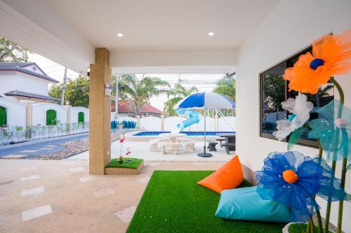 Garden, Di Poolvilla Huahin Near Beach 2km in Hin Lek Fai