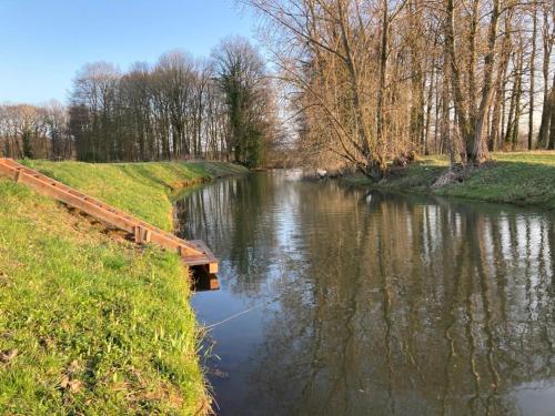 Gemütliches Fachwerkhaus mit Sauna nahe Alfsee am Fluss Hase