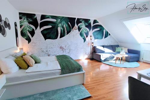 HOMELY STAY Serenity Greens - Stylisch Studio-Apartment with kitchen - 15 min from Oktoberfest -pet friendly, Múnich (foto 7)