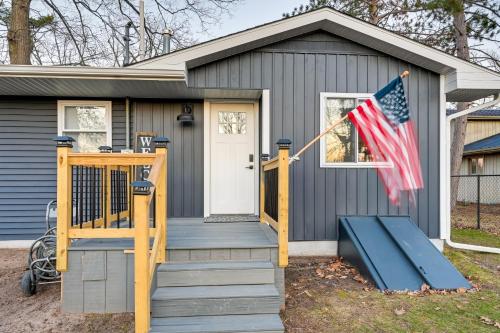 Riverfront Michigan Cottage with Fire Pit and Kayaks!