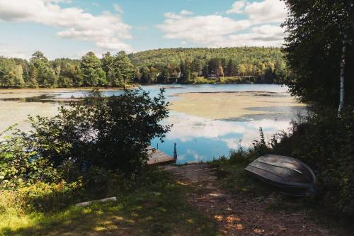 Magnifique chalet au bord du lac avec Spa