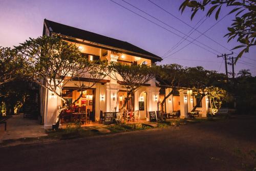 Eingang, Residence Bassac in Champasak
