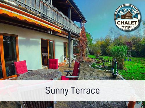 Chalet Weyarn: Doppelzimmer mit Balkon