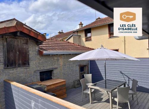 Appartement climatise avec sa terrasse de 25 M2 near Limoges-Bellegarde Airport