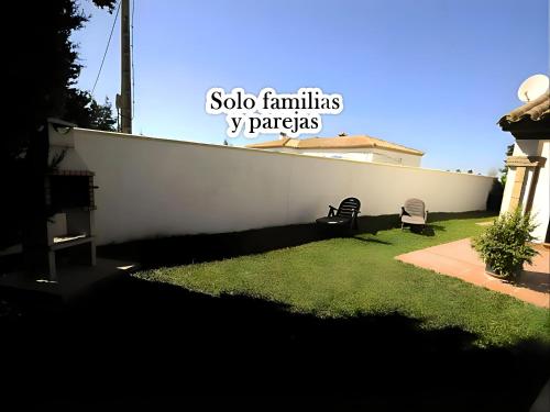 Chalet en el Palmar con Jardín Familias y parejas