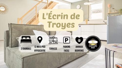 L'Écrin de Troyes - Maison de Ville - 4 pers. - Location saisonnière - Troyes