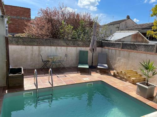 Gîte avec piscine et terrasse privative - Location saisonnière - Sigoulès-et-Flaugeac