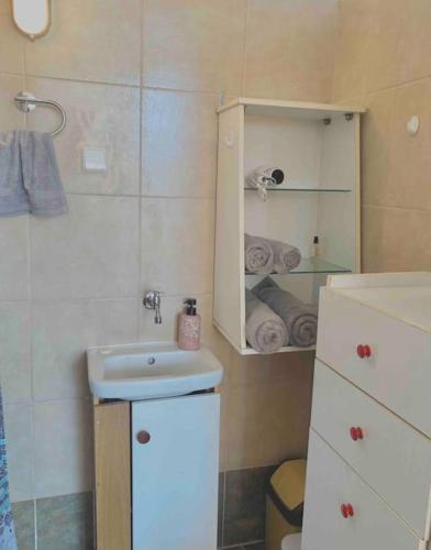 Ground floor apartment with gym & yard in Paggaio in Proti