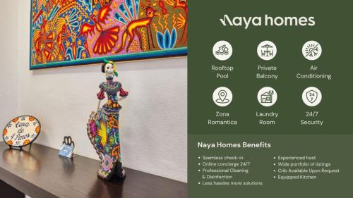V399 Amazing 1BR Condo with Rooftop Pool in Zona Romantica in Puerto Vallarta, Mexico
