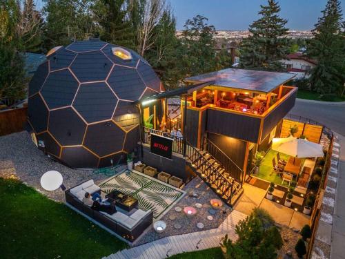 Dome House YYC, Iconic, Luxury, Backyard Oasis