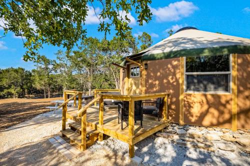 Gentry & Stetson - Freedom Yurt Cabins in Canyon Lake, USA