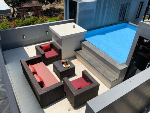 Bali queen elephant boutique villa Room Type - Double Room with Pool View Bali queen elephant boutique villa Room Type - Double Room with Pool View
