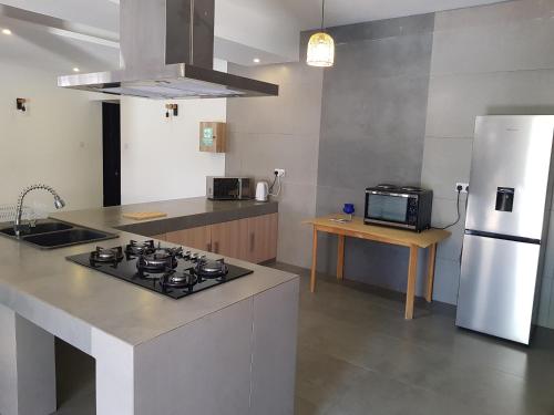 Kitchen, Villas Rocher - Villa 3 in Fond du Sac