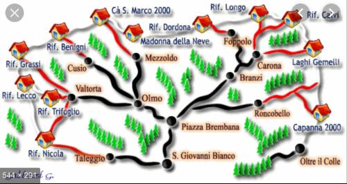 Val Taleggio nel verde x8 persone con camino e Wifi