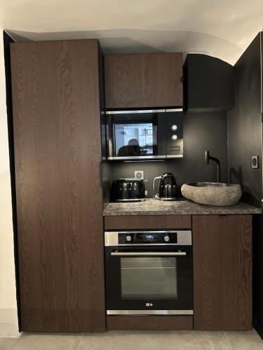 Konyha, Studio luxe dans le vignoble in Villers-Allerand