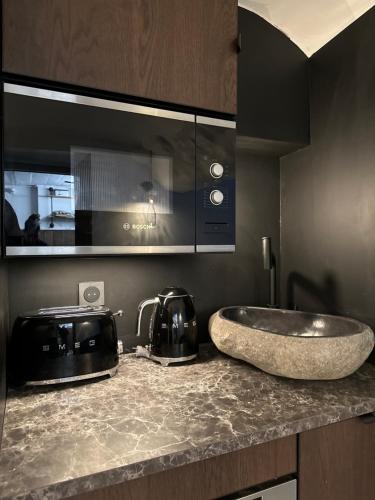 Konyha, Studio luxe dans le vignoble in Villers-Allerand