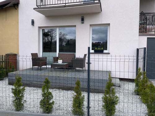 Apartament Łąkowa z tarasem (Apartament Lakowa z tarasem) in Brodnica Gorna