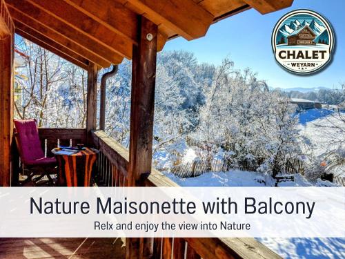 Chalet Weyarn: Doppelzimmer mit Balkon