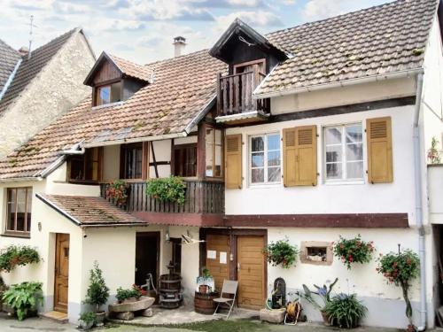 Maison de 3 chambres avec terrasse amenagee et wifi a Ingersheim - Location saisonnière - Ingersheim