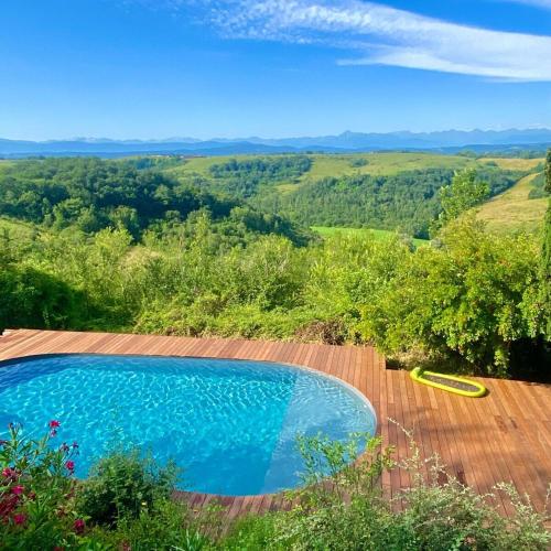 Bastide de 500m2 - Piscine, vue sur les Pyrénées