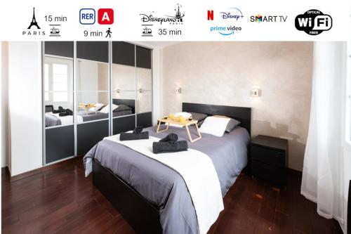 Cosy Paris - Disneyland - RER A - Location saisonnière - Fontenay-sous-Bois