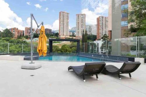 402 - Beautiful Apartament In Heart Of El Poblado, Medellín (fotografie 4)