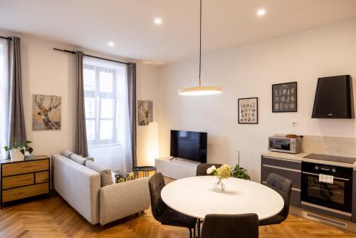 кухня, Apartmány Marienhof (Apartmany Marienhof) in Зноймо