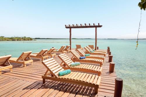 View, Cristalino Lagoon Front Hotel, Restaurant & Spa  in Bacalar