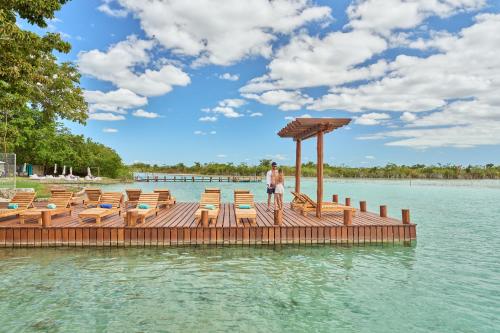 View, Cristalino Lagoon Front Hotel, Restaurant & Spa  in Bacalar