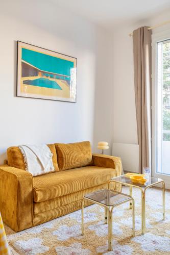 Petit jaune, T2 centre ville Marseille avec balcon, Marseille