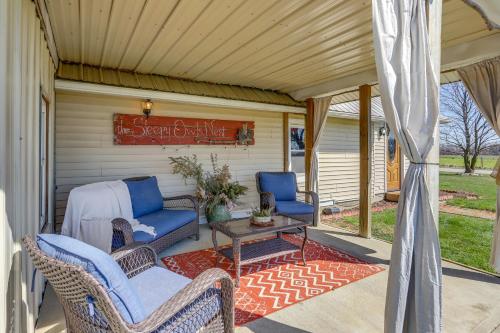 Quiet Shiloh Retreat with Spacious Yard and Fireplace!