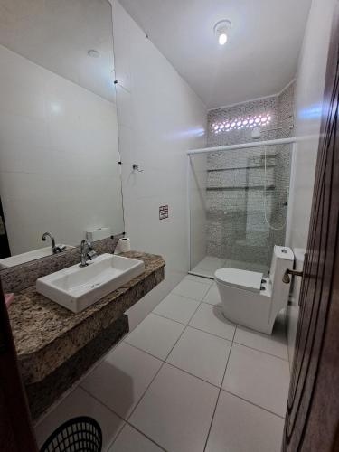 Badkamer, Linda cobertura Prainha de Mambucaba Paraty 50m da praia in Portal das Artes