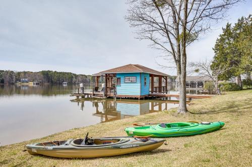 Waterfront Lake Gaston Home with Private Dock!