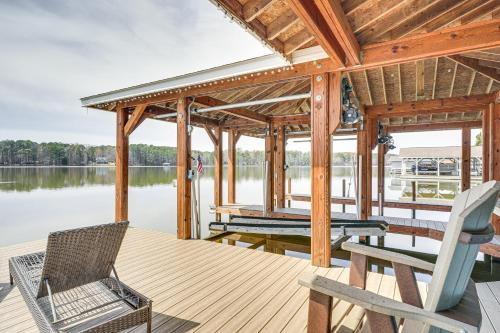 Waterfront Lake Gaston Home with Private Dock!