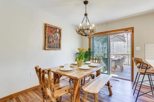Forest-View Deck & Fire Pit: Poconos Escape! in Bushkill (PA)