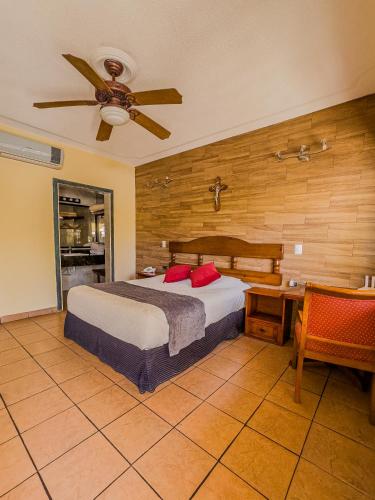 1 double bed
