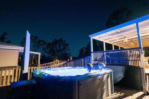 熱水浴池, Hunter Moon Country House, Hunter Valley in 布洛克