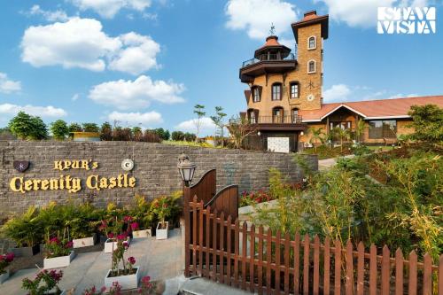 StayVista's Cerenity Castle - Lakeside Haven with Hill-View, Terrace & Indoor Entertainment