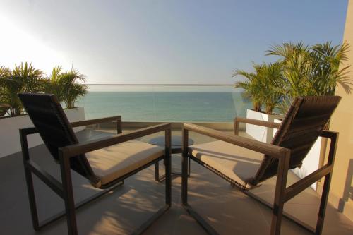 Balcony/terrace, Hotel Poseidon in Manta