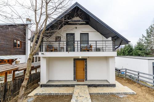 A szálláshely kívülről, Doftana Lake House in Teșila